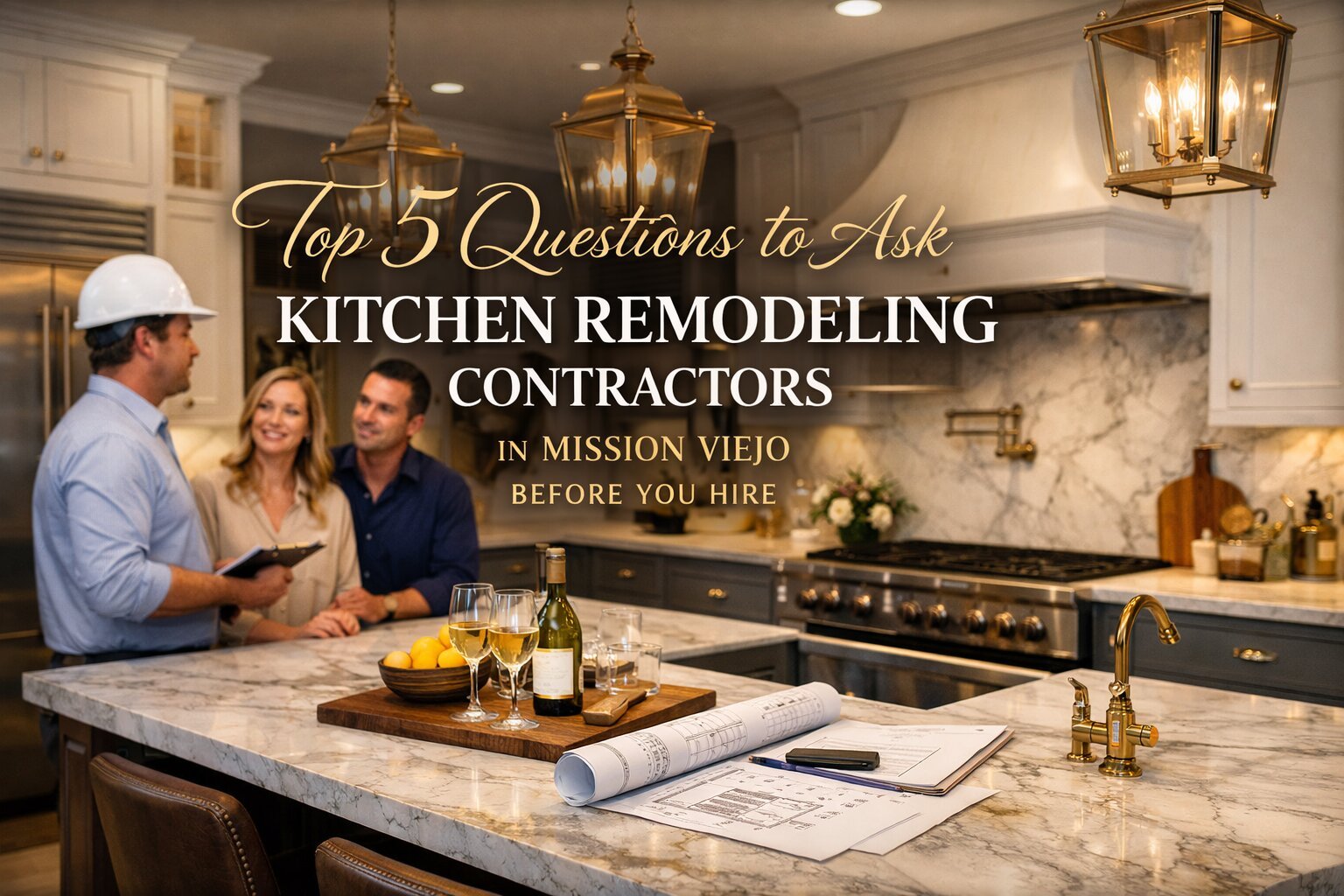 Top Questions to Ask Kitchen Remodeling Contractors in Mission Viejo CA Before Hiring
