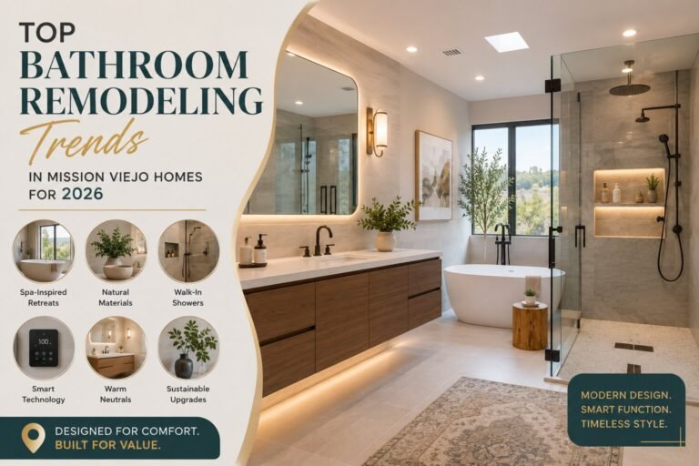 Top Bathroom Remodeling Trends in Mission Viejo Homes for 2026