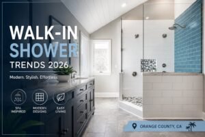 Walk-In Shower Installation in Orange County
