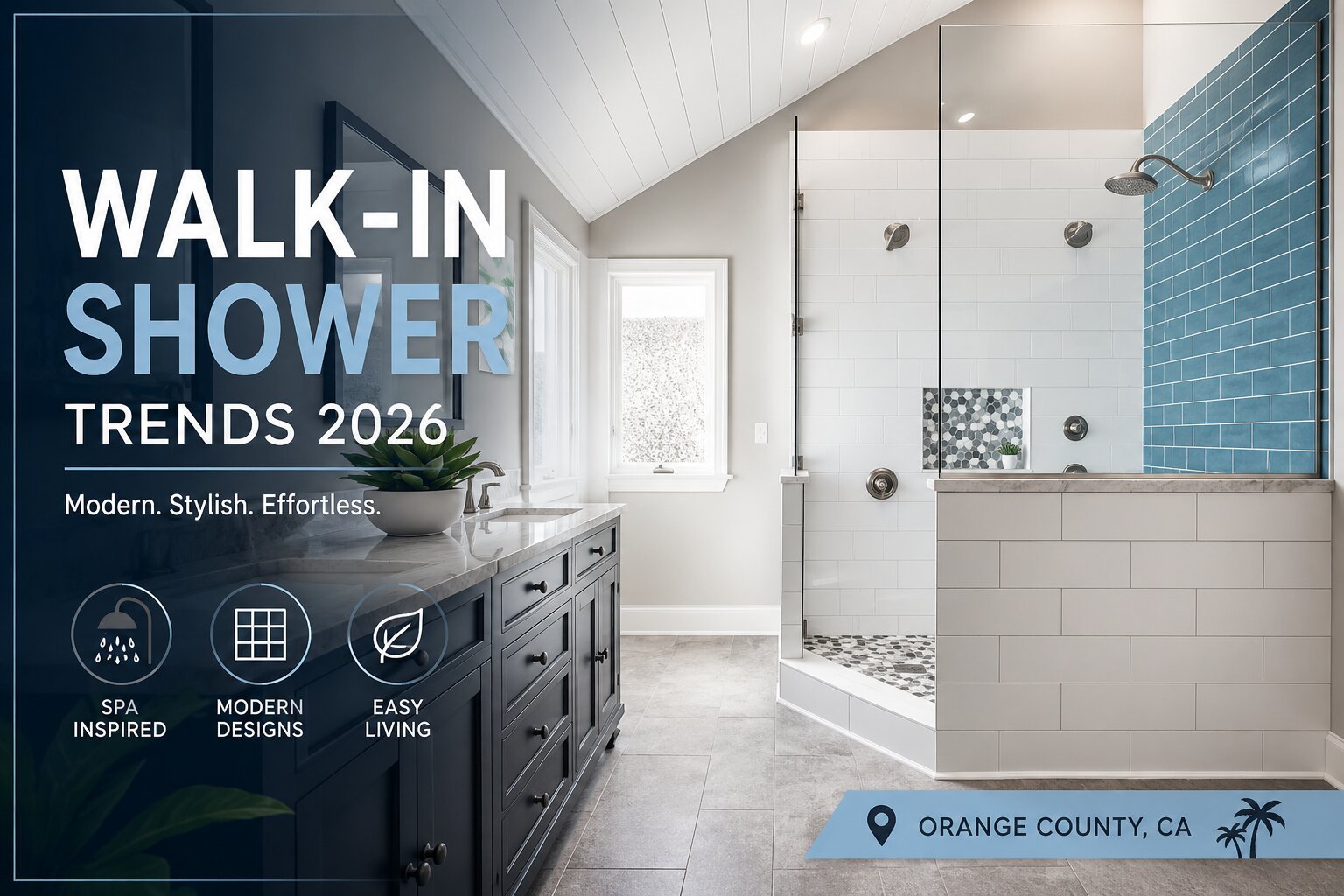 Walk-In Shower Installation in Orange County